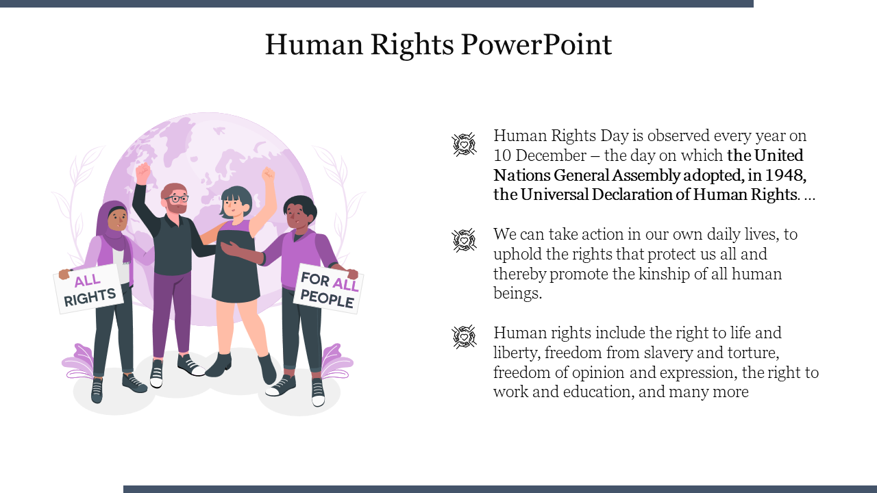 Buy Human Rights Powerpoint Presentation Templates